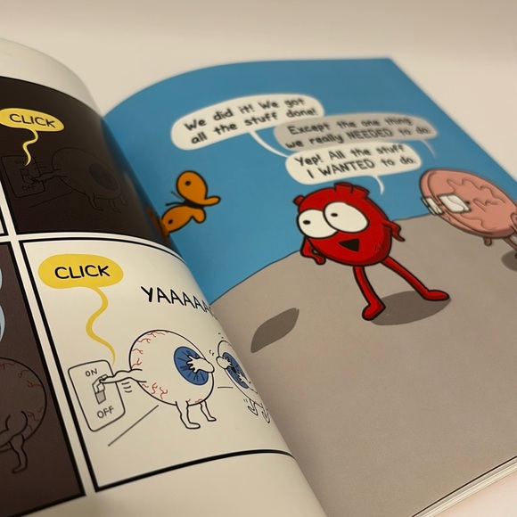 The Awkward Yeti Presents Heart And Brain BODY LANGUAGE  | softcover comi… - Picture 3 of 5